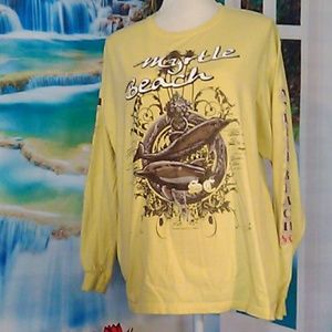 Yellow long sleeve shirt